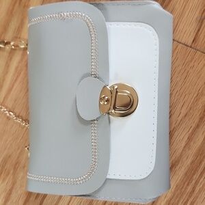 Small fashion bag mini crossbody Gray color